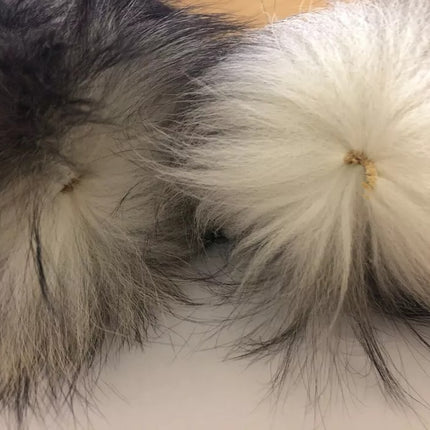 Dolce & Gabbana Brown Fox Tail Fur Shawl Neck Wrap Cover Collar Scarf