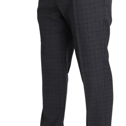 Dolce & Gabbana Gray Wool Men Formal 2 Piece MARTINI Suit