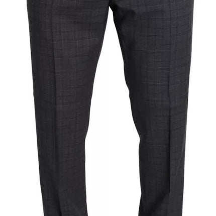 Dolce & Gabbana Gray Wool Men Formal 2 Piece MARTINI Suit