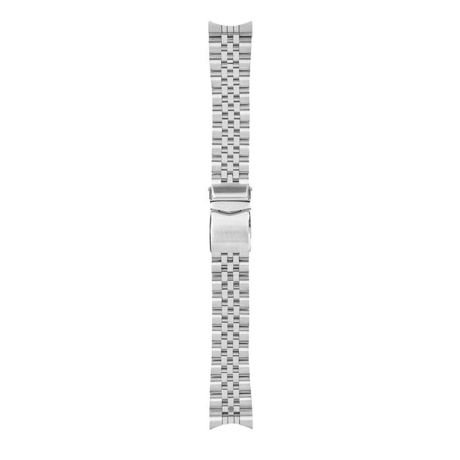 Bobroff Silver Stainless Steel Bracelet Watch