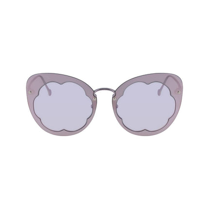 Salvatore Ferragamo Purple Metal Sunglasses