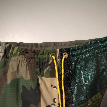 Dolce & Gabbana Multicolor Patchwork Cotton Jogger Sweatpants Pants