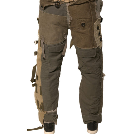 Dolce & Gabbana Multicolor Reconstructed Flight Cargo Pants