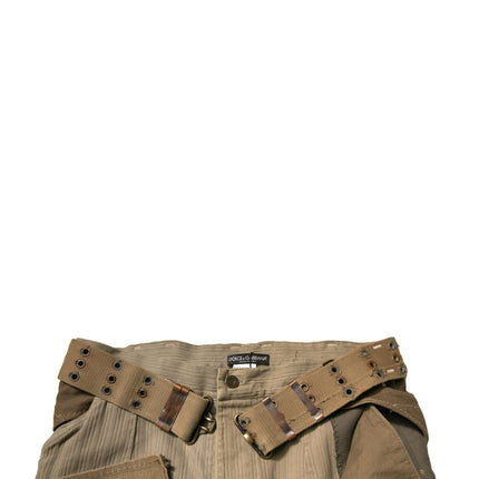 Dolce & Gabbana Multicolor Reconstructed Flight Cargo Pants