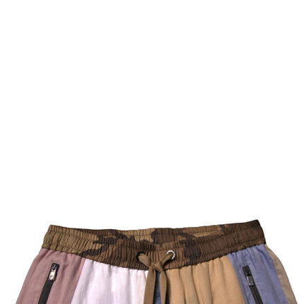 Dolce & Gabbana Multicolor Patchwork Jogger Sweatpants Pants