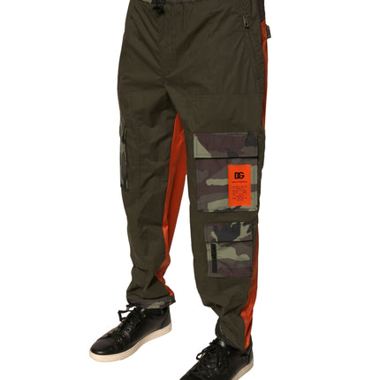 Dolce & Gabbana Multicolor Camouflage Jogger Cargo Pants