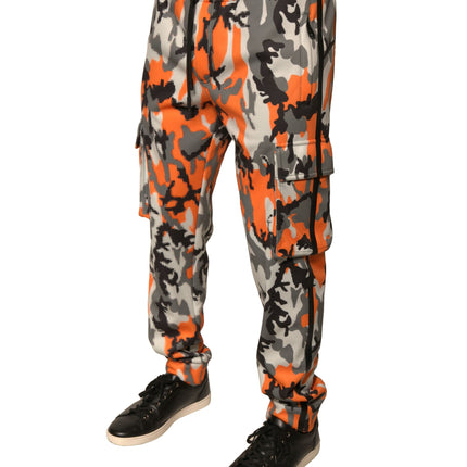 Dolce & Gabbana Multicolor Camouflage Cargo Jogger Pants
