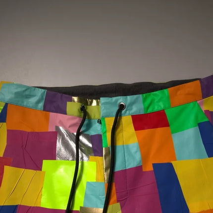Dolce & Gabbana Multicolor Cotton Patchwork Men Cargo Pants
