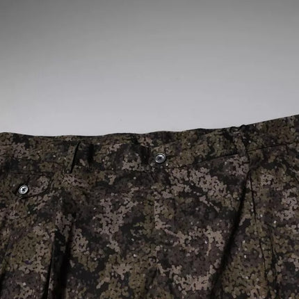 Dolce & Gabbana Multicolor Camouflage Men Dress Pants