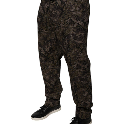 Dolce & Gabbana Multicolor Camouflage Men Dress Pants