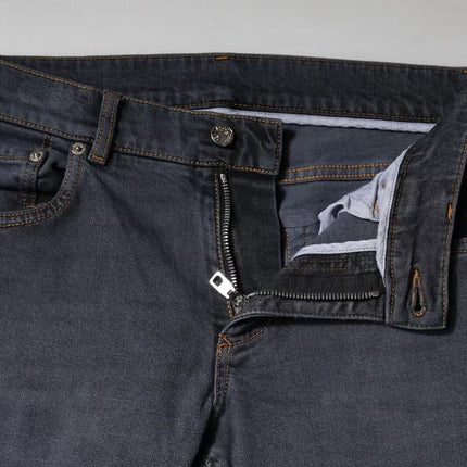 Dolce & Gabbana Dark Gray Cotton Skinny Denim Jeans