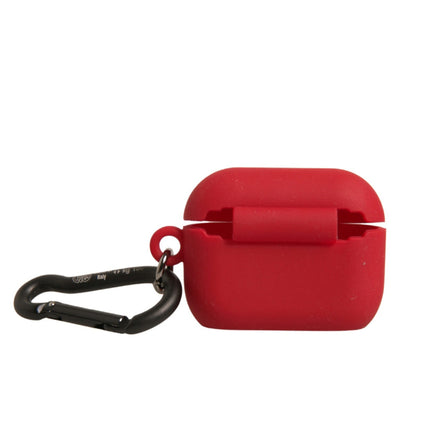 Dolce & Gabbana Red Silicone Rubber Logo Embossed Airpods Case