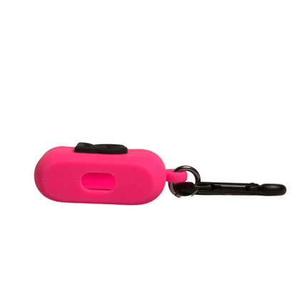 Dolce & Gabbana Pink Silicone Rubber Logo Embossed Airpods Case