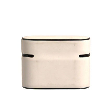 Dolce & Gabbana White PVC Embossed Logo Plaque Holder Airpods Case