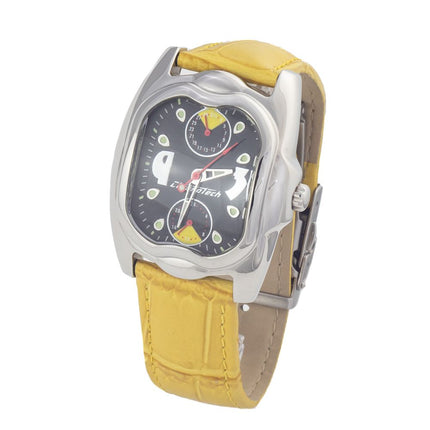 Chronotech Bicolor Leather Dress Watch