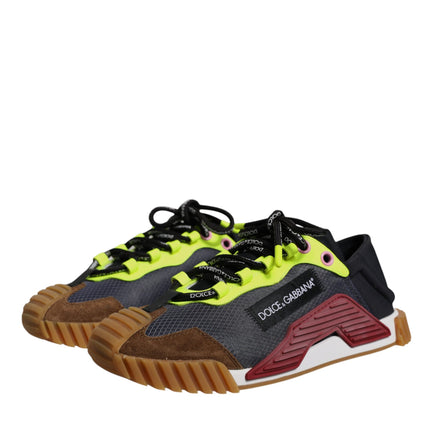Dolce & Gabbana Multicolor Nylon Low Top NS1 Sneakers Shoes
