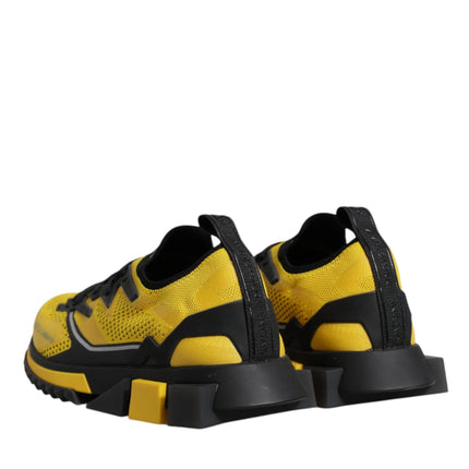 Dolce & Gabbana Yellow SORRENTO Sport Stretch Sneakers Shoes