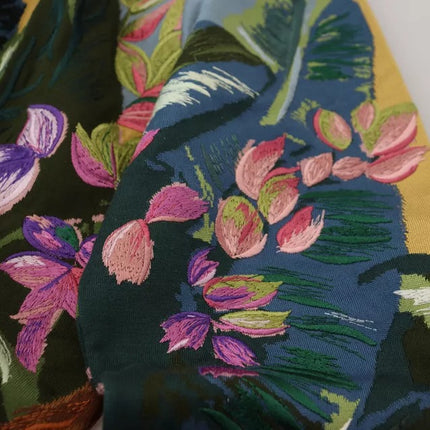 Dolce & Gabbana Jungle Wool Silk Pullover Logo Sweater