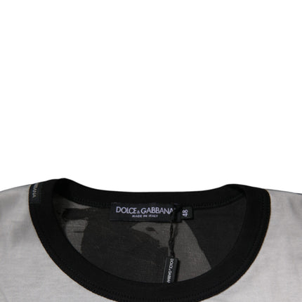 Dolce & Gabbana Multicolor Camouflage Crew Neck T-shirt