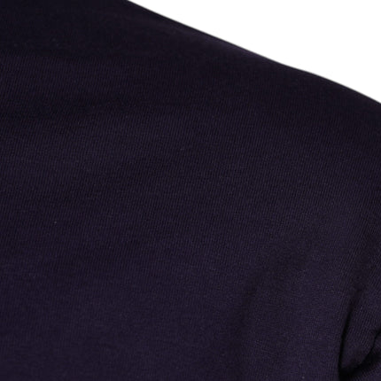 Dolce & Gabbana Purple DG Logo Cotton Crew Neck T-shirt