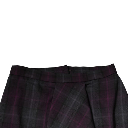 BENCIVENGA Multicolor Checkered Ruffle High Waist Mini Skirt