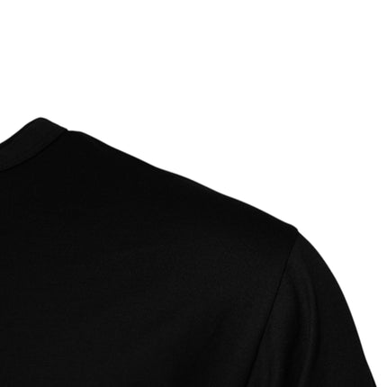 Dolce & Gabbana Black #DGMILLENNIALS Cotton Crew Neck T-shirt