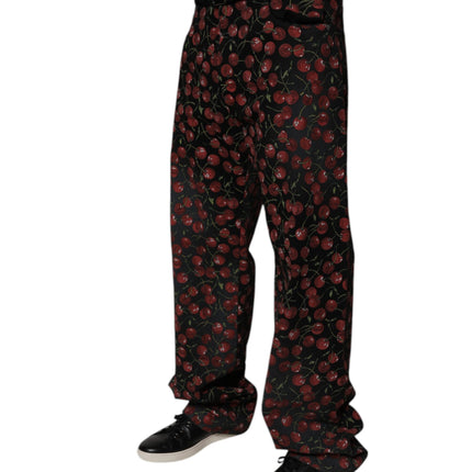 Dolce & Gabbana Black Cherry Cotton Straight Men Denim Jeans