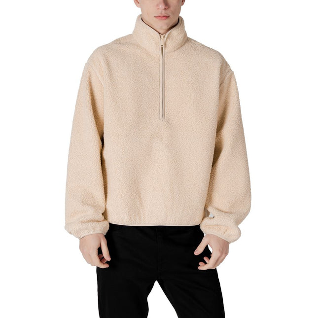 Calvin Klein Jeans Cream Recycled Polyester Shell Jacket