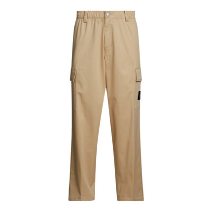 Calvin Klein Beige Cotton Cargo Pants