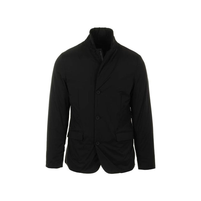 People Of Shibuya Black Polyester Coat