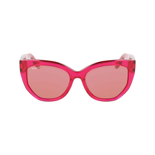 Ferragamo Multicolor Acetate Sunglasses