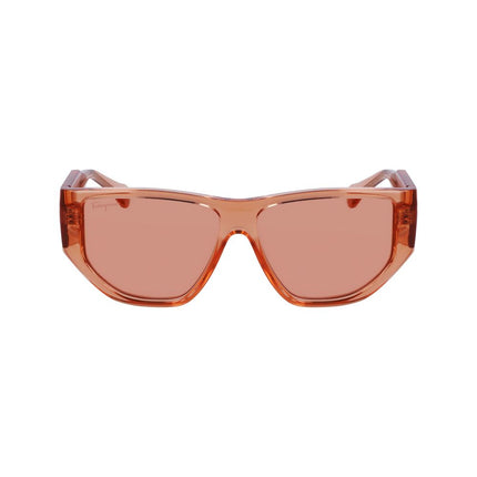 Ferragamo Orange Injected Sunglasses