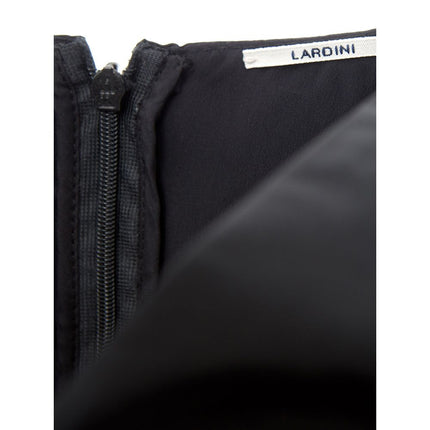 Lardini Black Polyester Cocktail Dress