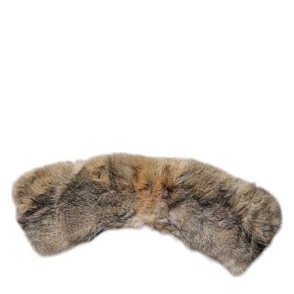 Dolce & Gabbana Brown Fur Shoulder Collar Neck Wrap Scarf