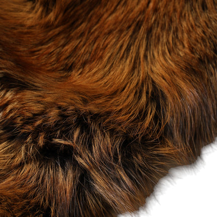 Dolce & Gabbana Brown Red Fox Fur Neck Warmer Winter Scarf
