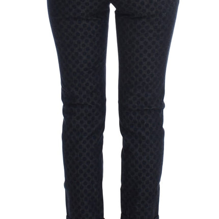 Dolce & Gabbana Polka Dotted Slim Capris Jeans