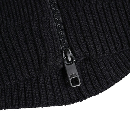 Dolce & Gabbana Black Wool Whole Head Wrap Balaclava Hat