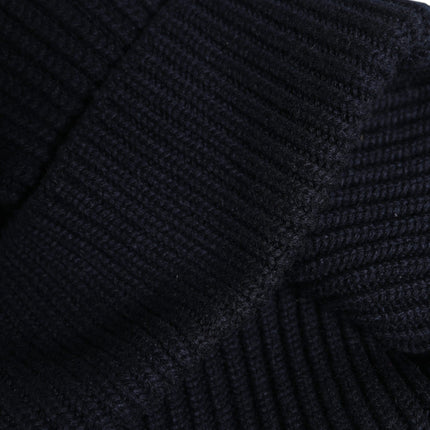 Dolce & Gabbana Blue Cashmere Knitted Winter Beanie Hat