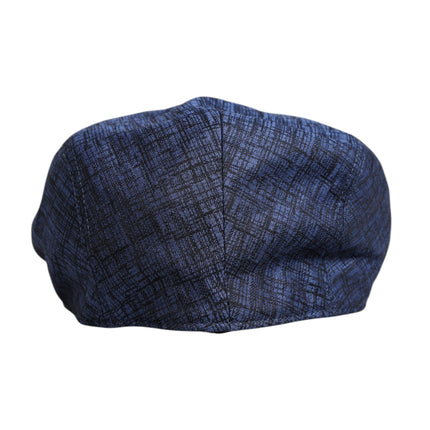 Dolce & Gabbana Blue Cotton Stretch Newsboy Hat