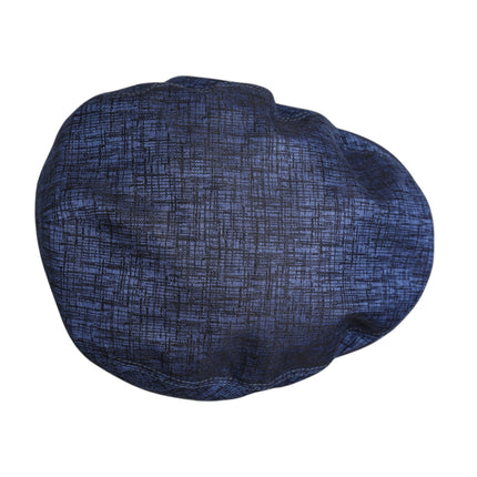 Dolce & Gabbana Blue Cotton Stretch Newsboy Hat