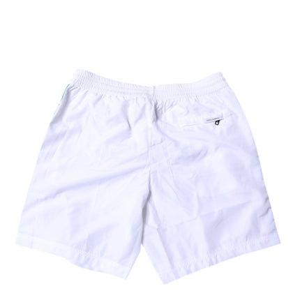 Dolce & Gabbana White Stripes Beachwear Shorts 2 Pc Swimwear