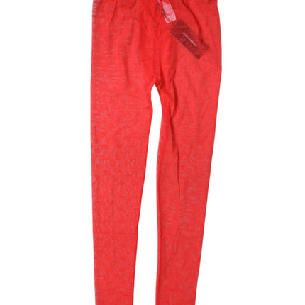 Dolce & Gabbana Red Logo Lace Lingerie Tight Pants Underwear