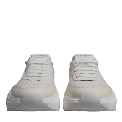 Dolce & Gabbana White Daymaster Low Top Sneakers Shoes
