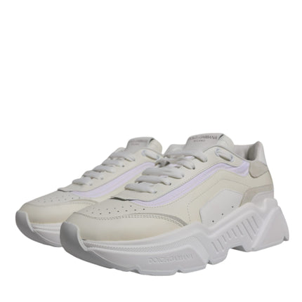 Dolce & Gabbana White Daymaster Low Top Sneakers Shoes