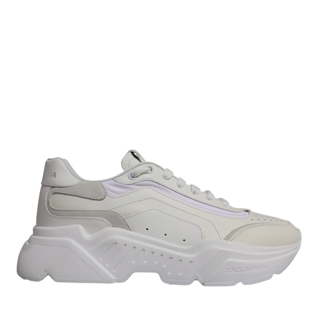 Dolce & Gabbana White Daymaster Low Top Sneakers Shoes