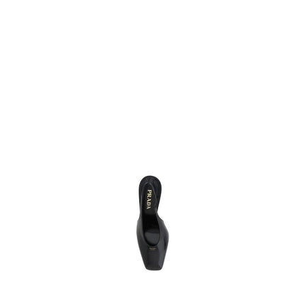 Prada Black Calf Leather Pumps