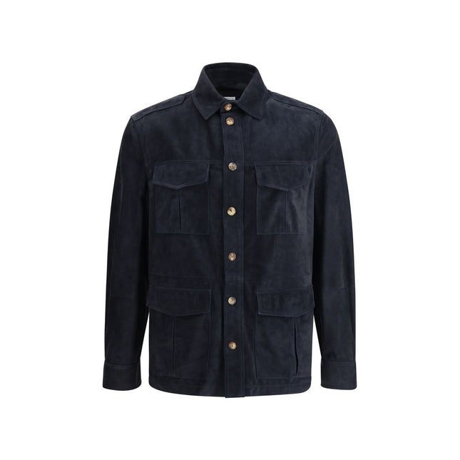 Brunello Cucinelli Suede leather shirt Jacket