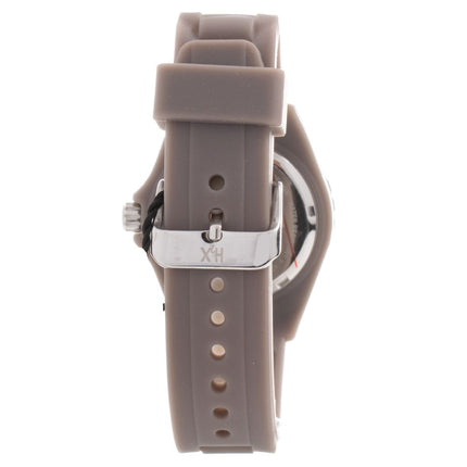 Haurex Brown Rubber Sport Watch