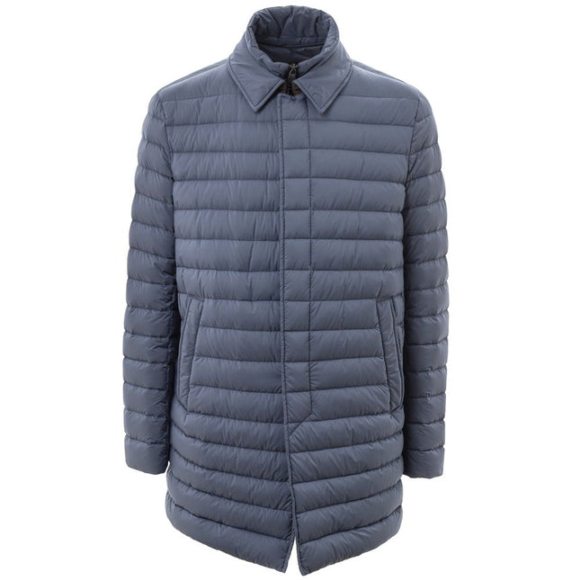 Herno Blue Polyester Coat