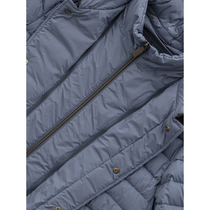 Herno Blue Polyester Coat